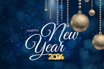 Happy New Year Greetings background for new year themed party invitations