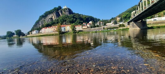 view of the river in the city