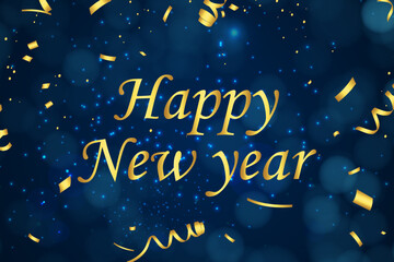 Happy New Year Greetings background for new year themed party invitations
