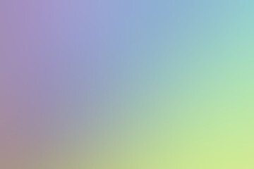 Abstract blurred background image of blue, purple, green colors gradient used as an illustration. Designing posters or advertisements.