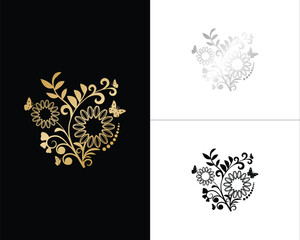 Decorative flower illustration