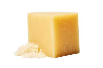 Parmesan Cheese Isolated On Transparent Background