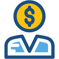 Businessman Line Vector Icon