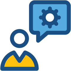 Technical Support Line Vector Icon