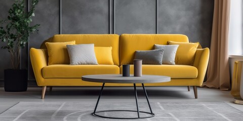 living room decoration with sofa