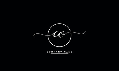 CO, OC, C, O Abstract Letters Logo Monogram