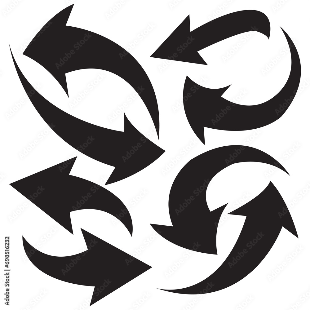 Poster arrows big black set icons. arrow vector collection. arrow icon. arrow. cursor. modern simple arrows