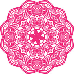 Flower Mandala. coloring mandala ornament mandala. vector mandala design