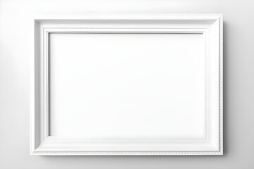 Photo of frame, minimal , clean , isolated on white background 