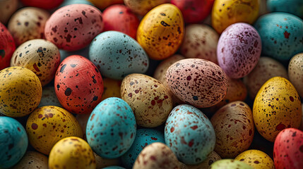 Fototapeta na wymiar multicolored egg for happy easter, Colorful Easter eggs background