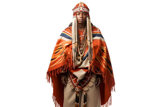 Rooted in Tradition Zenu Indigenous Wardrobe isolated on transparent background