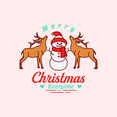 Merry Christmas Deer