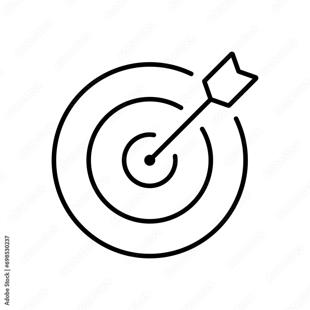 Poster target icon, set of simple contact us icons for web and mobile app. social media network icon call u