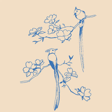 illustration of an exotic flower