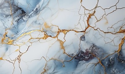 Marble pattern texture with gold background 