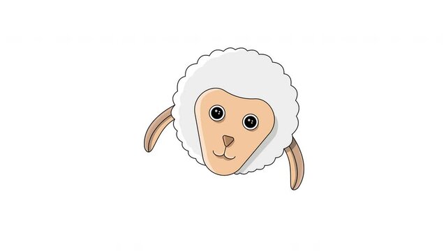 animated video of the sheep's head icon