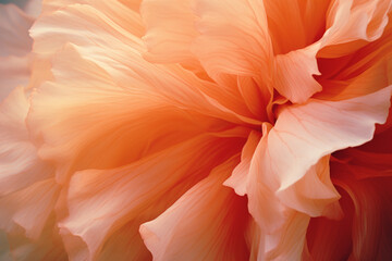 A macro photograph of a delicate flower petal, the fine textures and gradients of color rendered with precision