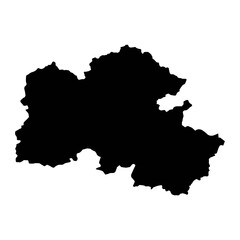 Obraz premium Houaphanh province map, administrative division of Lao Peoples Democratic Republic. Vector illustration.