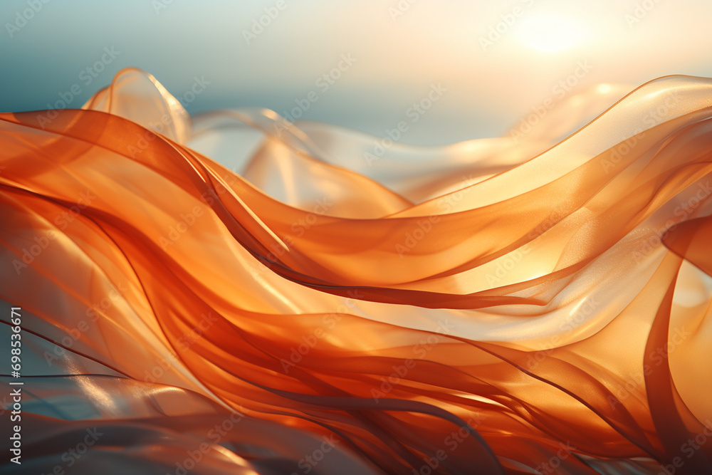 Leinwandbilder sunrise-inspired abstraction, representing the dawn of potential and the continuous pursuit of self-