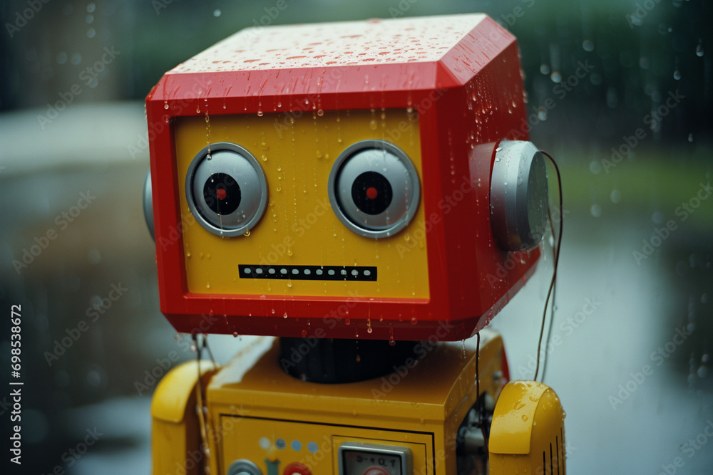 Leinwandbilder an illustration of a chatbot designed to provide emotional support, demonstrating its capacity to un