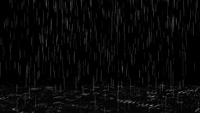 rain drops overly background animation 