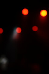 Defocused entertainment concert lighting on stage, blurred disco party and Concert Live.