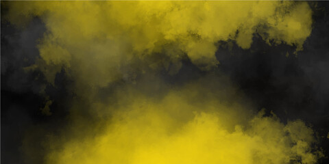 Yellow Black liquid smoke rising misty fog,realistic fog or mist,vector illustration cumulus clouds fog and smoke.fog effect vector cloud,isolated cloud.cloudscape atmosphere smoke exploding.

