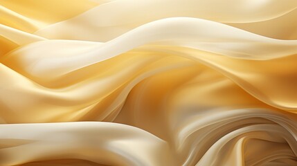 Obraz premium Golden and white shapes intertwine in a warm, abstract embrace.