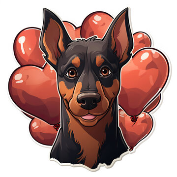Intense Gaze: A Doberman Portrait