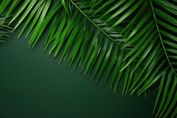 Background Featuring Palm Leaves