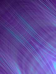 Abstract colorful background with wavy blue-purple striped pattern. 3d rendering digital illustration