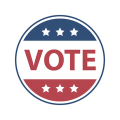 Vote sign icon simple basic design