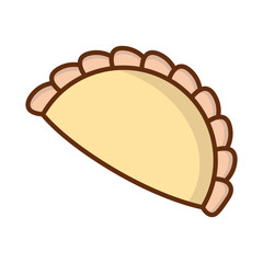 Pasteles icon vector on trendy design