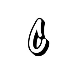 Logo handLettering Alphabet Vector
