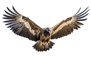 Soaring Vulture On Transparent PNG