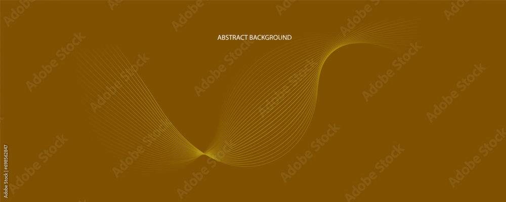 Poster abstract elegant black background with shiny gold geometric lines. modern golden diagonal rounded li
