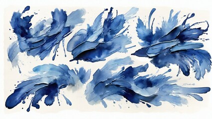 blue watercolor background