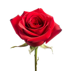 single red rose, png