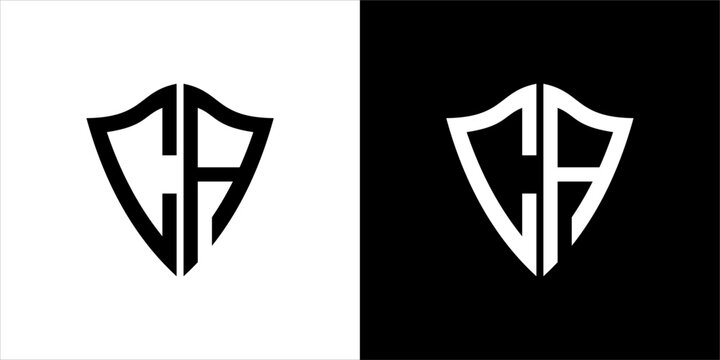 vector logo ca abstract