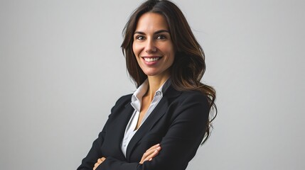Portrait, smile and corporate with a business woman isolated on a transparent background for work. Happy - obrazy, fototapety, plakaty