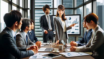 business people in a meeting