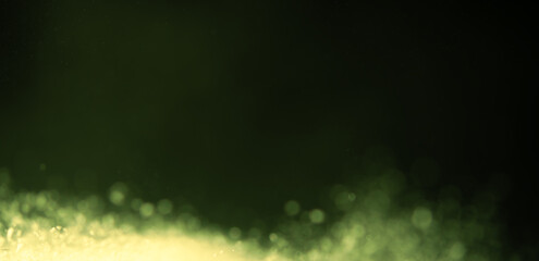 Fototapeta na wymiar Abstract Green bokeh defocus glitter blur Background.