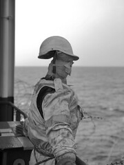 I am not human - dummy/mannequin onboard a ship