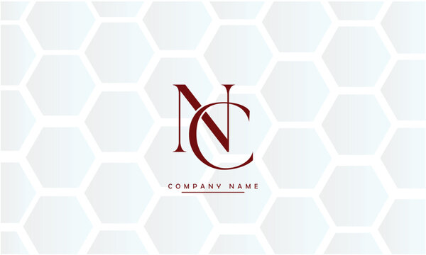 CN, NC, C, N Abstract Letters Logo Monogram