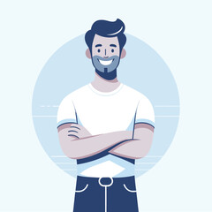 illustration of a person in a suit