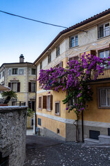 Fototapeta na wymiar hübsche Gassen in Limone sul Garda