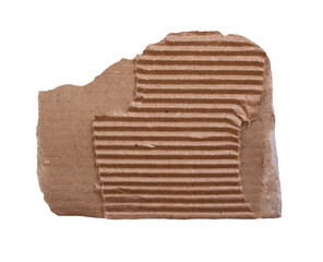 Ripped cardboard paper on transparent background. Torn paper png photo.
