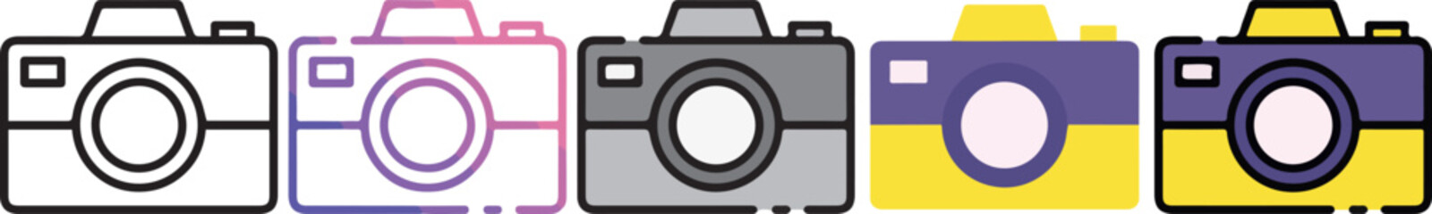 Japanese theme icon with 5 different styles.