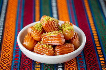 Ramadan dessert fried sweets lokma - 698579878