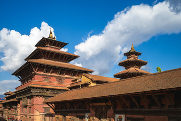 scenery of Patan Durbar Square located at Kathmandu in Nepal